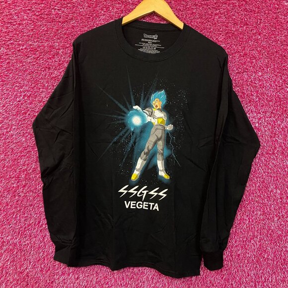 Dragon Ball Super SSGSS Vegeta Long Sleeve T-Shirt Small - Picture 3 of 4